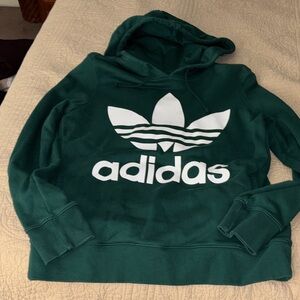 Addidas green hoodie